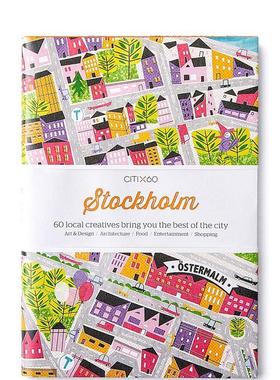 【预售】【60城市指南】斯德哥尔摩 【CITIx60 City Guides】 Stockholm 英文进口原版旅行图书Victionary