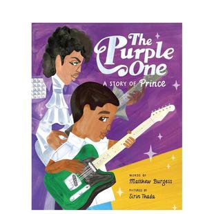 故事The Burgess人物传记 Matthew 现货 紫色：普林斯 Prince英文进口原版 One  Purple 9岁  A 儿童绘本图书6 Story