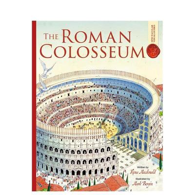 【预售】罗马斗兽场：震撼视觉指南 Roman Colosseum: Spectacular Visual Guides 英文进口原版儿童绘本图书Fiona MacDonald