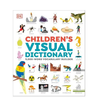【现货】儿童视觉词典：9000个单词的词汇学习Children's Visual Dictionary: 9000-Word Vocabulary Builder英文进口原版儿童图书