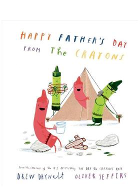 【现货】小蜡笔的父亲节祝福 Happy Father's Day from the Crayons Oliver Jeffers英文进口原版儿童绘本图书Drew Daywalt外文正