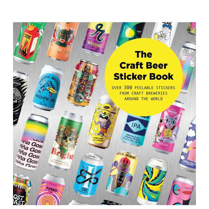 【现货】精酿啤酒贴纸书：300张来自全球精酿酒厂的可撕贴纸 The Craft Beer Sticker Book 英文进口原版贴纸书Stickerbomb外文正
