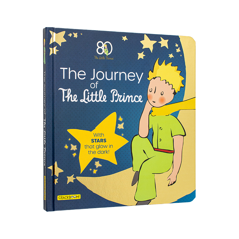【现货】The Journey of The Little Prince，小王子之旅（夜光星星设计）80周年纪念英文原版图书籍进口正版儿童故事启蒙绘本