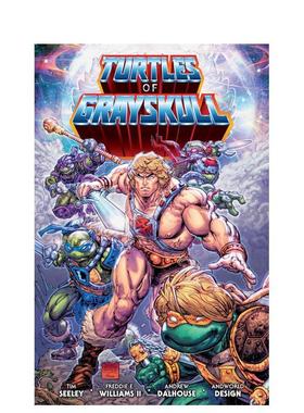 【现货】宇宙人希曼/忍者神龟：灰骷髅超凡战队 Masters of the Universe/Teenage  英文漫画进口原版正版图书籍Tim Seeley Fredd