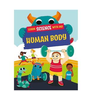 Science with 儿童绘本图书Paul 预售 Mason百科 Body英文进口原版 与小莫一起学科学：人体Learn Human