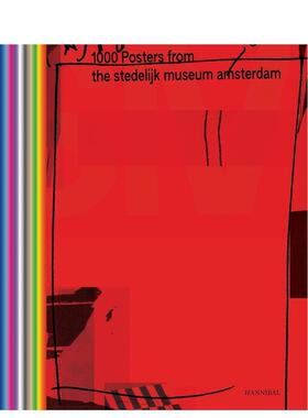 【预售】阿姆斯特丹市立博物馆1000幅海报珍藏 1000 Posters From the Stedelijk Museum Amsterdam英文进口原版广告包装设计图书