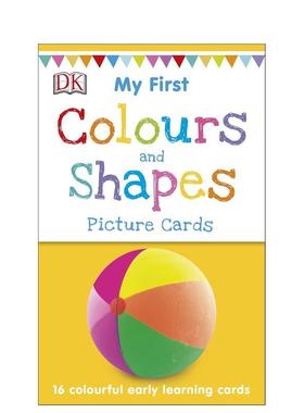 【预售】我的苐一本颜色与形状书 My First Colours & Shapes英文进口原版儿童启蒙图书D.K. Publishing 外文