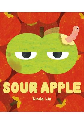 【现货】酸苹果  自我认知绘本Sour Apple英文进口原版儿童绘本图书6-9岁 自我认知/情绪管理Linda Liu