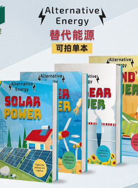 替代能源：太阳能/水力发电/核能/风能Alternative Energy: Solar Power英文儿童百科绘本9-12岁Louise Kay Stewart外文科普图书