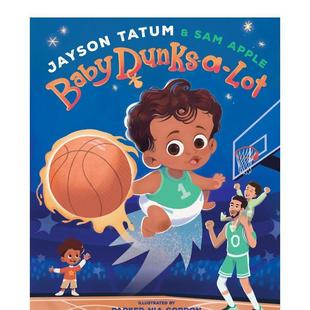 Jayson人物传记 NBA 6岁Tatum 儿童绘本图书3 Lot英文进口原版 Dunks 人物传记Baby 冠军杰森·塔图姆 预售