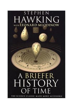 【现货】 A Briefer History of Time 时间简史 小说 英文原版图书籍进口正版社会科学HAWKING  STEPHEN