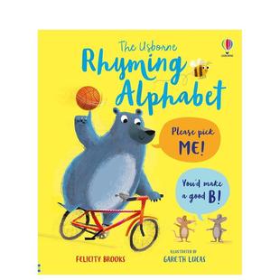 6岁自然拼读Felicity Lucas 押韵字母表The Gareth and Brooks 儿童图书3 Alphabet英文进口原版 Rhyming 预售