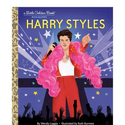 【预售】【黄金小传】哈里·斯泰尔斯 哈卷【Little Golden Book】Harry Styles英文进口原版儿童绘本图书6-9岁Loggia  Wendy人物