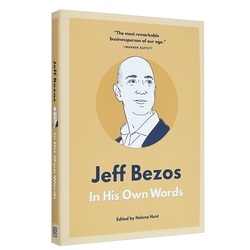 【现货】 Jeff Bezos: In His Own Words，杰夫·贝佐斯：口述实录传记英文原版图书籍进口正版