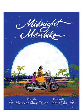 【预售】午夜摩托车 Midnight Motorbike英文进口原版儿童绘本图书Holiday House