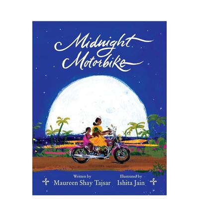 【预售】午夜摩托车 Midnight Motorbike英文进口原版儿童绘本图书Holiday House