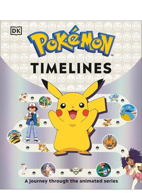 【预售】宝可梦时间线 Pokémon Timelines 英文进口原版儿童绘本图书Katherine Andreou  Glenn Dakin