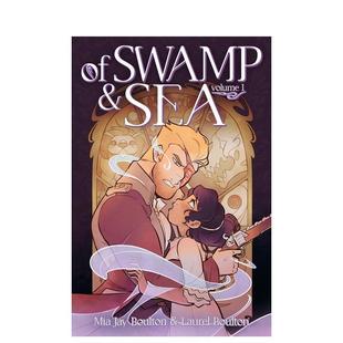Swamp 超自然系列 预售 苐一卷 网络漫画Mia 图书籍外文正版 Sea Jay 精装 英文漫画进口原版 沼泽与海洋 Bou Volume