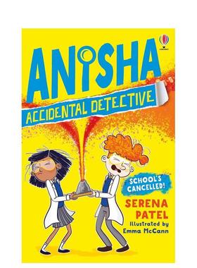 【预售】意外侦探阿妮莎2停课风波 Anisha， Accidental Detective英文进口原版儿童章节书 侦探推理章节小说 英语课外阅读Serena