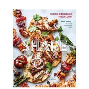 Sharing Social 预售 Delicious 英文原版 烹饪指南Theo 美味分享 Boards Share 分享 Dining for 图书籍进口正版 社交用餐