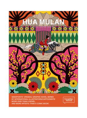 【现货】【SendPoints】花木兰 英雄女孩 HUA MULAN 【Graphic Novel Series】 英文原版艺术画册画集 正版图书籍
