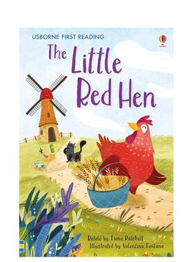 【预售】The Little Red Hen小红母鸡 英文进口原版儿童分阶阅读图书 Patchett  Fiona
