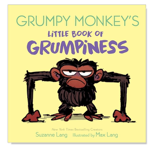 【现货】暴躁的猴子的小书(Brd) Grumpy Monkey’s Little Bk(Brd)英文儿童绘本原版图书进口书籍Lang, Suzanne