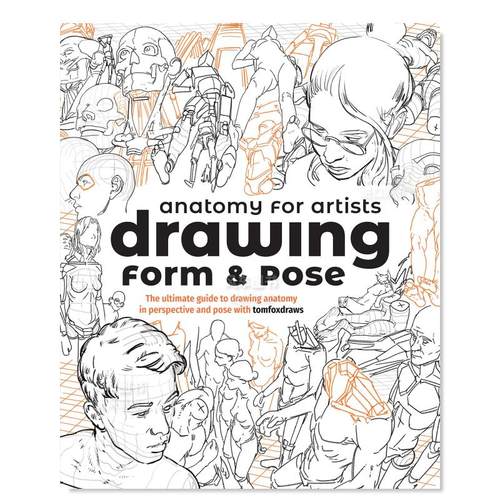 【现货】艺术家解剖学:绘画形式和姿势 Anatomy for Artists:Drawing Form&Pose 英文原版绘画技巧书籍 tomfoxdraws人物透视绘制