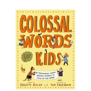 儿童图书3 Freeman 读诗学词汇Colossal Tor Hiller; 6岁启蒙Colette Kids英文进口原版 for Words 预售