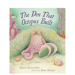 【预售】【动物栖息地】章鱼筑起的巢穴【Animal Habitats】The Den That Octopus Built 英文进口原版儿童绘本图书 3-6岁 Candle