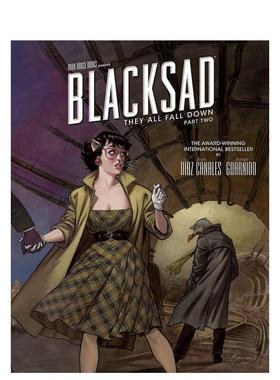 【预售】【2023艾斯纳奖最佳引进】黑猫侦探 第二部 Blacksad: They All Fall Down · Part Two 英文进口原版漫画图书Juan Díaz