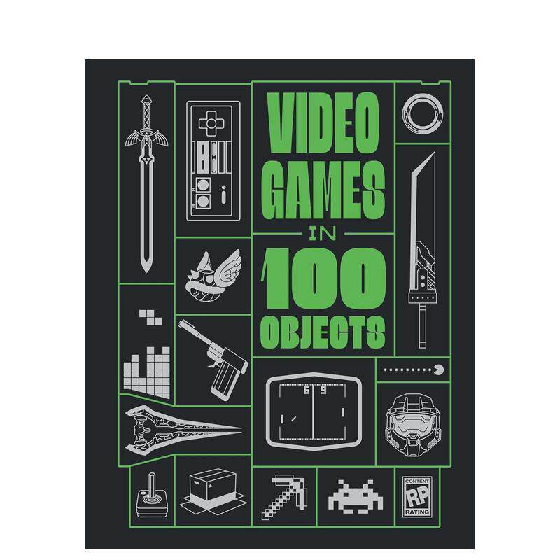 【预售】电子游戏的100件物品 Video Games in 100 Objects 英文进口原版艺术插画原画设定集正版图书籍Joe Funk外文