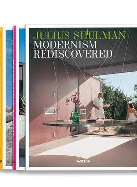 【预售】Julius Shulman. Modernism Rediscovered 朱利斯.舒尔曼 现代主义 摄影作品集（三本一套）Owen Edwards 英文原版