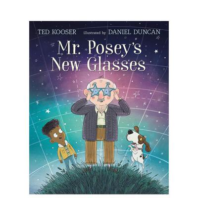 【现货】波西先生的新眼镜Mr. Posey's New Glasses 英文进口原版儿童绘本图书 3-6岁 Candlewick Press 动物生态环保