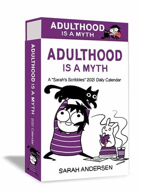 【现货】 Sarahs Scribbles 2021 Deluxe Day-to-Day Calendar: Adulthood Is a Myth， 英文原版图书籍进口正版 ANDERSEN, SARAH