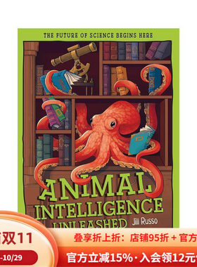 【明日世界】动物智慧解码/人体奇妙设计/机器人的崛起【Tomorrow's World】Animal Intelligence Unleashed英文原版儿童绘本图书