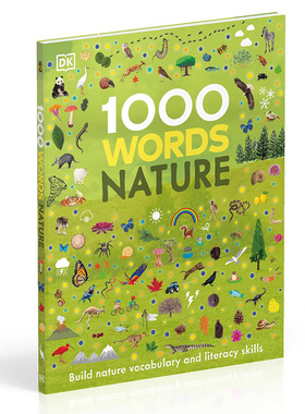 【现货】 1000 Words: Nature，1000个单词：大自然 儿童英语语言学习 英文原版图书籍进口正版 Jules Pottle  DK Children