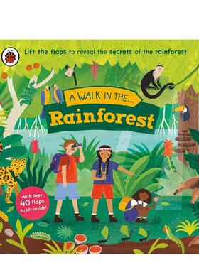 【预售】雨林漫步A Walk in the Rainforest英文进口原版儿童图书Ladybird Nora Dare Hannah Tolson