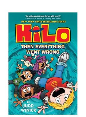 【预售】希罗漫画系列 5：然后一切都变了Hilo 5: Then Everything Went W英文进口原版儿童漫画图书6-9岁Winick  Judd