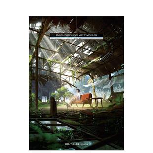 画集 BACKGROUND ARTWORKS 首本个人画集 mocha 日本进口原版 中日英三语解说作画技巧 现货