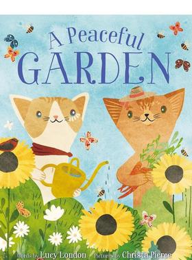 【现货】Peaceful Garden, A，和平花园 英文原版图书籍进口正版 London 儿童绘本-动物/生态/环保