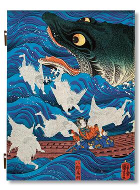 【预售】日本浮世绘（函套两卷和本） Japanese Woodblock Prints 英文进口原版艺术画册画集外文图书 XL 木刻版画TASCHEN