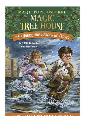 【预售】飓风英雄在TEHURRICANE HEROES IN TE(MTH30)英文进口原版章节书儿童图书籍3-6岁Osborne  Mary Pope