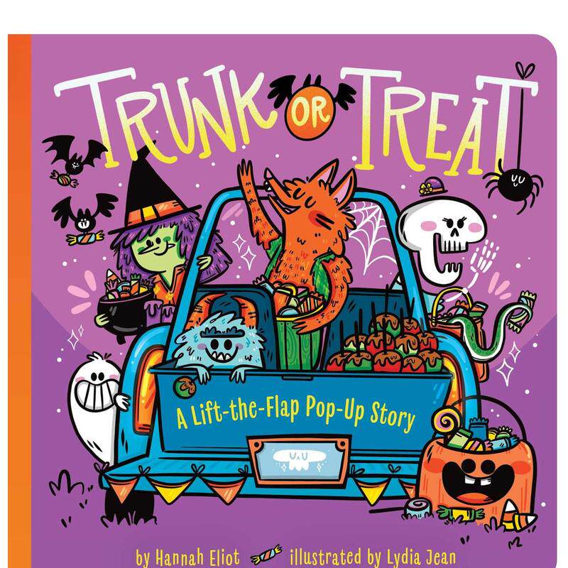 【预售】不给糖就捣蛋 trunk or treat 英文进口原版儿童趣味童书
