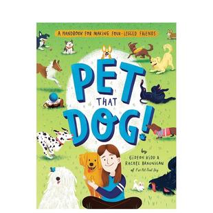Legged 宠物狗 That 手册Pet Four Friends Making 一本结交四条腿朋友 for Handbook 儿童绘本图 英文进口原版 Dog 预售