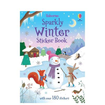 【预售】闪亮的冬日（贴纸书）Sparkly Winter Sticker Book英文进口原版儿童趣味图书Alice Beecham3-6岁