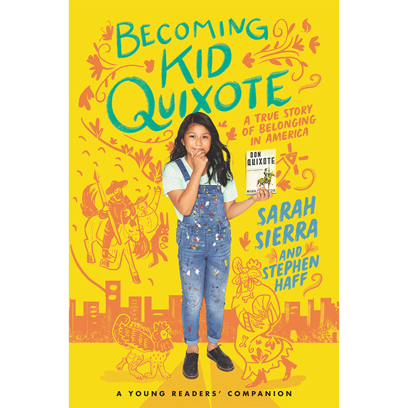 【现货】 Becoming Kid Quixote，堂吉诃德成为孩子 英文原版图书籍进口正版 Sierra 儿童分阶阅读（绝版）