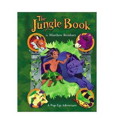 【现货】【立体书】奇幻森林JUNGLE BOOK【Pop-Up】英文进口原版儿童图书6-9岁立体书REINHART  MATTHEW