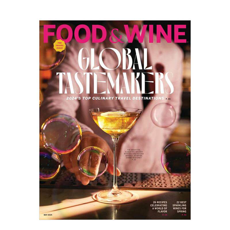 【现货】food&wine2024年05期  英文进口原版美食期刊杂志图书外文杂志