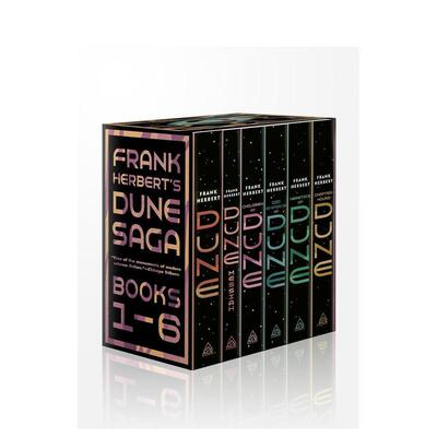 【预售】弗兰克·赫伯特 沙丘六部曲1-6套盒 Frank Herbert's Dune Saga 6-Book Boxed Set 英文进口原版文学小说外文图书Frank H